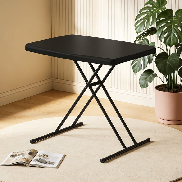 HaiNova 30 Inch Adjustable Height Folding TV Tray photo 5