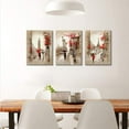 thumbnail image 3 of Paris Decor Canvas Prints Paris Street Painting Eiffel Tower Oil Painting Romantic Couple Walking in Rain New York Wall Art for Living Room Decoration, 3 of 6