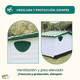 thumbnail image 4 of Casa para perro Mediano / Chico MascoAmigo con Puerta Metalica-Termica-de plastico 91.5x69x66 cm Verde, 4 of 8