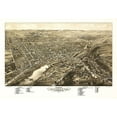 thumbnail image 2 of Stoner 24x18 Gold Ornate Wood Framed with Double Matting Museum Art Print Titled - Waukesha Wisconsin - Stoner 1880, 2 of 4