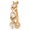 Colorname Misc: Yellow Gold, variant on 14k Gold 14-gauge Simulated Diamond CZ Top Down S-link Bar Belly Button Ring (3mm X 20mm-White Gold) Body Piercing Ring