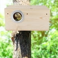 thumbnail image 1 of Nido de pájaros de madera, Nido de pájaros duradero de madera Nido de pájaros Caja de cría de pájaros Aspecto llamativo, 1 of 8