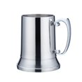 thumbnail image 1 of Chope à Bière en Acier Inoxydable à Double Paroi avec Poignée, Tankard, Stein à Bière, Grande Tasse à Cocktail, Tasse à Lait, 1 of 10