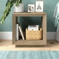 thumbnail image 5 of Evelyn&Zoe Tannen 22" Wide Rectangular Side Table, Antiqued Gray Oak, 5 of 8