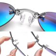 thumbnail image 2 of Matrix Morpheus Lunettes de Nez Rétro pour Hommes Rondes à Clipser Lunettes de Soleil, 2 of 2