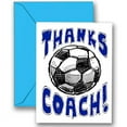 thumbnail image 2 of Play Strong 3-Pack Thanks Soccer Coach Sports Powercards Greeting Cards, 2 of 3