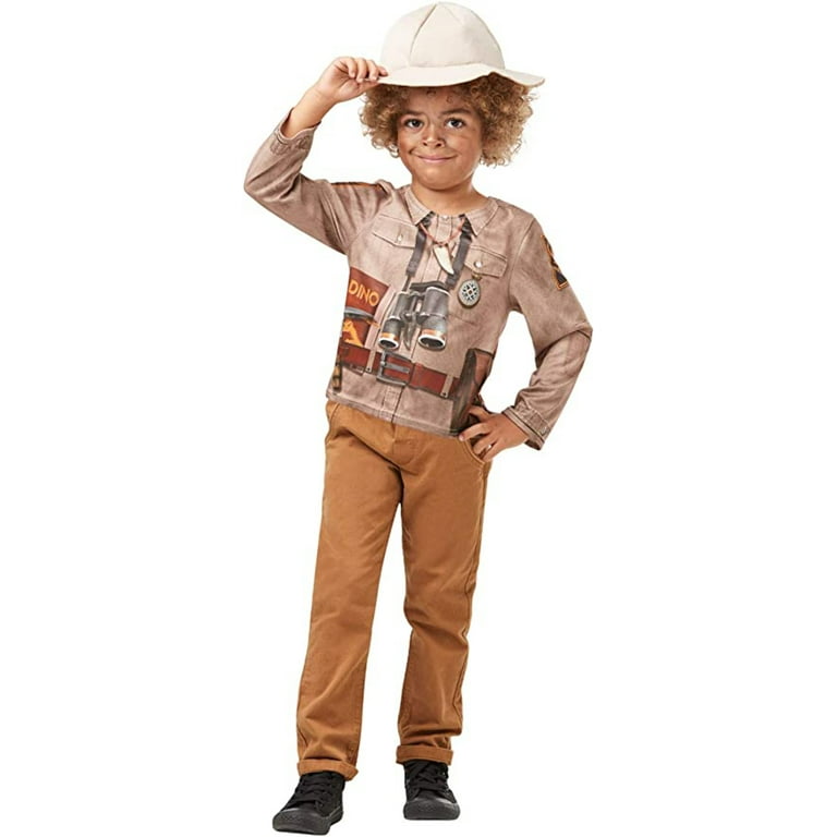 Dino Explorer Kids Costume and Hat Dino Explorer Kids Costume and Hat
