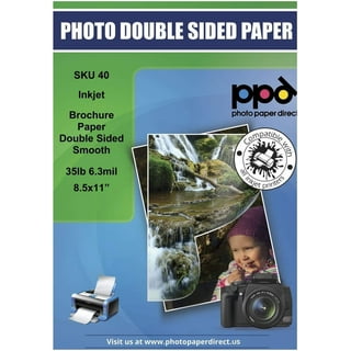PPD 5x7 Heavyweight Glossy Photo Paper For Inkjet 64lbs 240gsm 10.9mil  Instant Dry and Water-Resistant x 50 Sheets (PPD-119-50)
