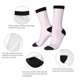 thumbnail image 4 of Fotbe Pink Paw Calcetas Largas con Estampado para Hombre y Mujer – Calcetas de Compresión Transpirables y Elásticas, Viajar y Uso Diario Talla 5-11, 4 of 6