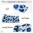 thumbnail image 4 of Blue Background Pattern Cotton Pajamas 2 Piece Set Sleepwear Soft and Comfortable Homewear Nightwear, 4 of 7
