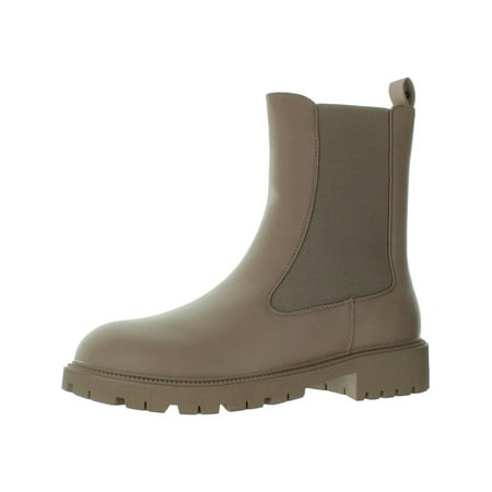 

French Connection Womens Faux Leather Ankle Chelsea Boots