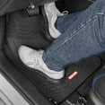 thumbnail image 3 of Motor Trend DualFlex Alfombrillas de goma para coche, camión, furgoneta y SUV - Alfombrillas impermeables para el suelo del coche con canales de drenaje Alfombrillas para todo tipo de clima con diseño, 3 of 5
