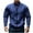 Blue, variant on Mens Sweatshirts Full Zip Turtleneck Sweatshirts Outdoor Shackets Casual Clothes with Pockets Navy XL
