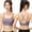 Purple, variant on Women's Nylon,Spandex Black nylon bra Women's Summer New Comfortable Sexy Comfortable B/C Cup Smooth Face No Steel Ring Gathering Bra