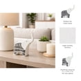 thumbnail image 6 of Elephant Figurine for Home and Bathroom Decor - Ceramic Animal Sculpture for Office and Room Styling - Modern Statue Display for Living Room, Shelf and Coffee Table Ornament - 7", Black & White, 6 of 11