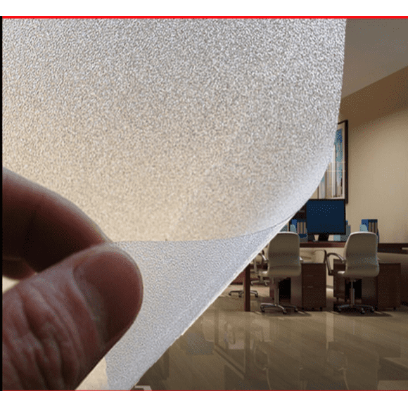 90cm Width Bathroom Office Privacy Frosted Frosting Removable Window Glass Film