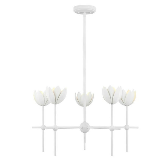 Chandelier in Bisque White