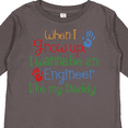 thumbnail image 4 of Inktastic Engineer like Daddy Boys or Girls Long Sleeve Toddler T-Shirt, 4 of 5