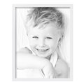 thumbnail image 2 of ArtToFrames 14" x 18" Contemporary White Picture Frame, 14x18 inch White Wood Poster Frame (WOM-4731),  Pack, 2 of 6