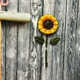 thumbnail image 5 of Metal Sunflower Wall Hook Keys Aprons Coat Hangers Wall Art Decor, 5 of 6