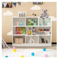 thumbnail image 3 of FASCK 3-Tier Bookcase&nbsp;with 8 Cubes, Floor Standing Storage Shelves, Open Display Cabinet for Living Room, Office, Decor, 3 of 9