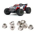 thumbnail image 4 of M4 Nylon Lock Nut, High Strength Wheel Lock Flange Nuts Steel Excellent  For Granite 3S Black,Silver, 4 of 8