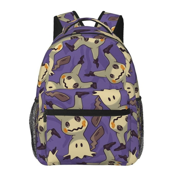 Mimikyu Backpack Cute Printed Lightweight Casual Unisex Laptop Computer Bookbag School Hiking Work Business Travel Daypacks Gifts