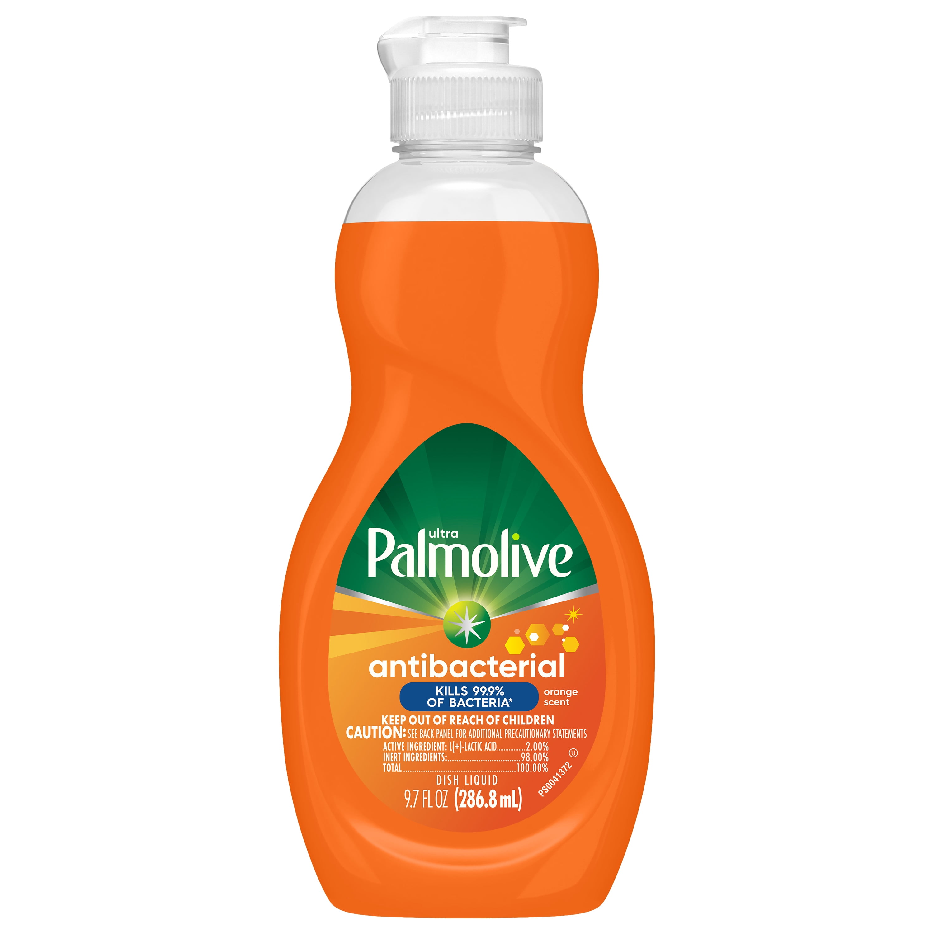 Palmolive Ultra Concentrated Antibacterial Liquid Dish Soap, Orange Scent - 9.7 Fluid Ounce