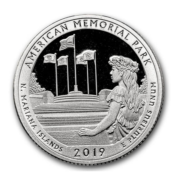 2019-S ATB Quarter American Memorial Park Silver Proof