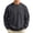 Gray, variant on Mens Sweatshirts Long Sleeve Crew Neck Cinch Cuff Loose Fitted Athletic Casual Pullover Sweatshirts(M,Black)