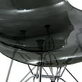 thumbnail image 5 of Cresco Molded Eiffel Side Chair, Set of 4 - Transparent Black, 5 of 7