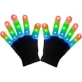 thumbnail image 1 of Guantes LED, guantes iluminados, 6 modos diferentes para hombres, mujeres, niños, disfraces, regalos divertidos de Navidad y Halloween, 1 of 5