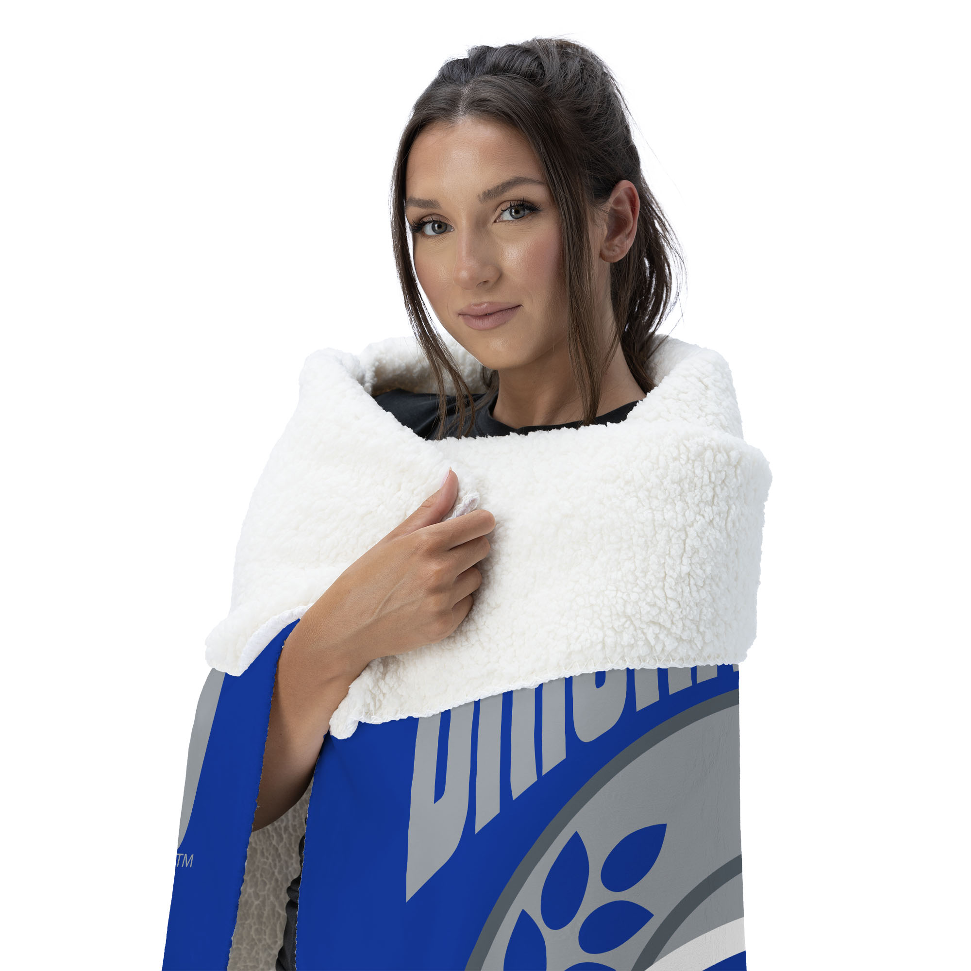 BYU NCAA Apex Silk Touch Sherpa Throw 50x60 inches