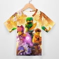 thumbnail image 3 of Ninjago Kid Shirts Unisex Casual Tops 3D Print Graphic Tees Short Sleeve T Shirts for Boys Girls 110CM, 3 of 8
