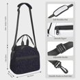thumbnail image 2 of Lukts Beautiful Roses Pattern Lunch Bag Insulated Lunch Box Crossbody Lunch Cag Lunch Container Cooler Cooling Tote for Adult Men Women, 2 of 7