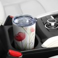 thumbnail image 5 of 20 Oz Pioneer Flower and Butterfly Coffee Tumbler Double Wall Insulated Stainless Steel Water Bottle | Metal Reusable Thermoses Flask with Cup Cap | Leak & Sweat Proof with Anti-Dust Lid, 5 of 7