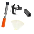 thumbnail image 1 of Kit de abrazadera de tornillo de banco para palos de golf, tornillo de banco de mesa, regalos, cinta de agarre práctica y fácil de usar Removedor de naranja, 1 of 9