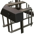 thumbnail image 5 of Trier 4 Tier Wine Rack Stand with Storage Shelves & Wine Glass Holders, Pewter Metal & Tempered Glass Top, Transitional, 5 of 7