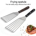 thumbnail image 2 of Kitchen Frying Spade Fish Turner Non-Slip Slotted Stainless Steel for Grilling, 2 of 5