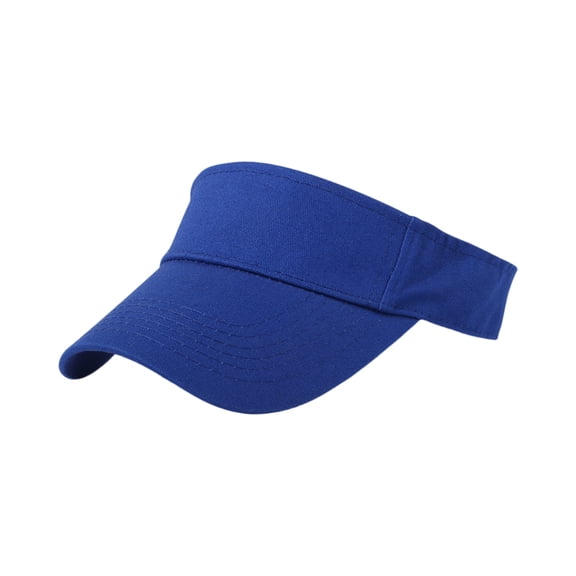 CIENVNSTG Unisex Casual Sports Sun Visor Solid Color Adjustable Lightweight Cap For Outdoor Running Sun Shield Blue