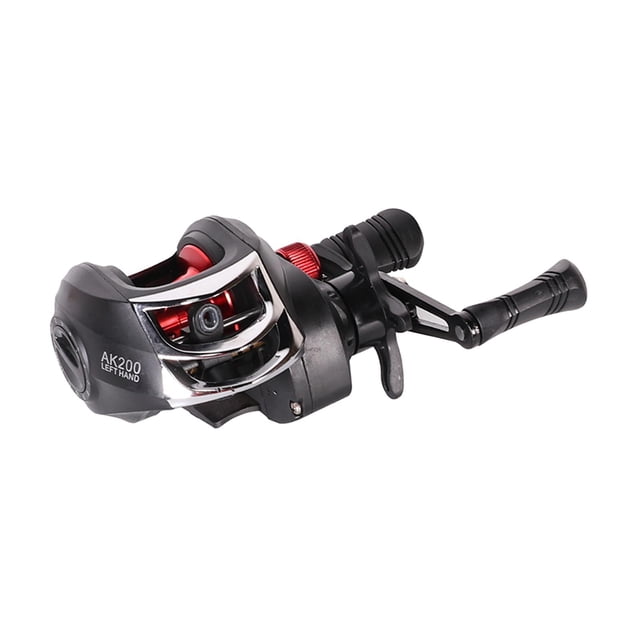 Carrete de Baitcasting Cómodo - de Fibra de Carbono de 22LB 7.2: 1 Frenos Magnéticos Carrete Baitcaster para Pesca Mano izquierda Sunnimix carrete de baitcasting