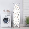 thumbnail image 3 of HELLHERO Snowflake Pattern Ironing Board Cover Elastic Edge Breathable Ironing Board Covets 3 Fasteners 15"x54", 3 of 5