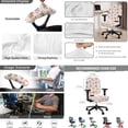 thumbnail image 4 of LedBack Cute Cat Print Office Chair Seat Cover Set of 4, Stretchy Office Backrest Cover and Office Chair Seat Cover with Armrest Covers, Universal Computer Chair Slipcovers, Washable, 4 of 4
