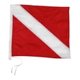 thumbnail image 5 of FOMIYES Dive Flags for Boat Red Reinforced Pole 1Set for Boating Safety and Recreation, 5 of 8
