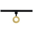thumbnail image 4 of Nuvo Lighting 12 Watt LED Cinch Track Head 3000K Matte Black and Brushed Brass Finish, 4 of 5