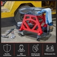 thumbnail image 5 of Stalwart Creepers Automotive Stool Chair with Wheels and Tool Storage, 5 of 11
