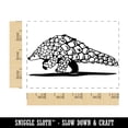 thumbnail image 2 of Cautious Pangolin Walking Endangered Species Rectangle Rubber Stamp Stamping Scrapbooking Crafting - Large 2.5in, 2 of 7