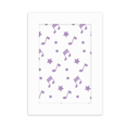thumbnail image 1 of Purple Big Stars Music Notes Desktop Photo Frame Picture Display Decoration Art Painting, 1 of 3