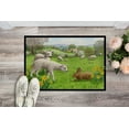 thumbnail image 2 of Carolines Treasures ASA2179MAT Lambs, Sheep & Rabbit Hare Indoor or Outdoor Mat, 18 x 27, 2 of 4