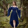 thumbnail image 6 of Renaissance Dress Women Retro Medieval Gothic Witch Costumes Butterfly Sleeve Elegant Medieval Vampire Halloween Dressess Party Retro, 6 of 7